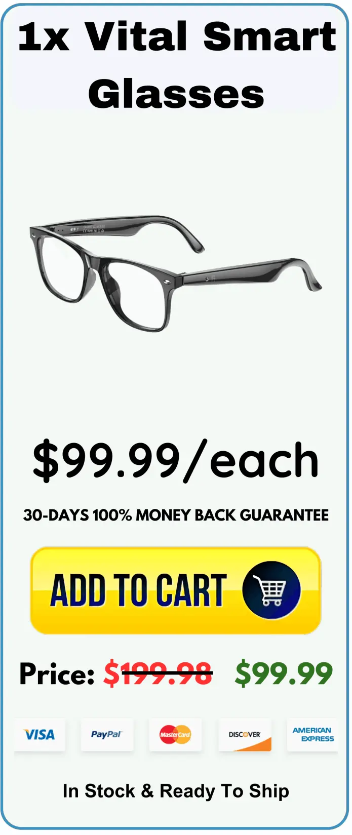 Vital Smart Glasses price 